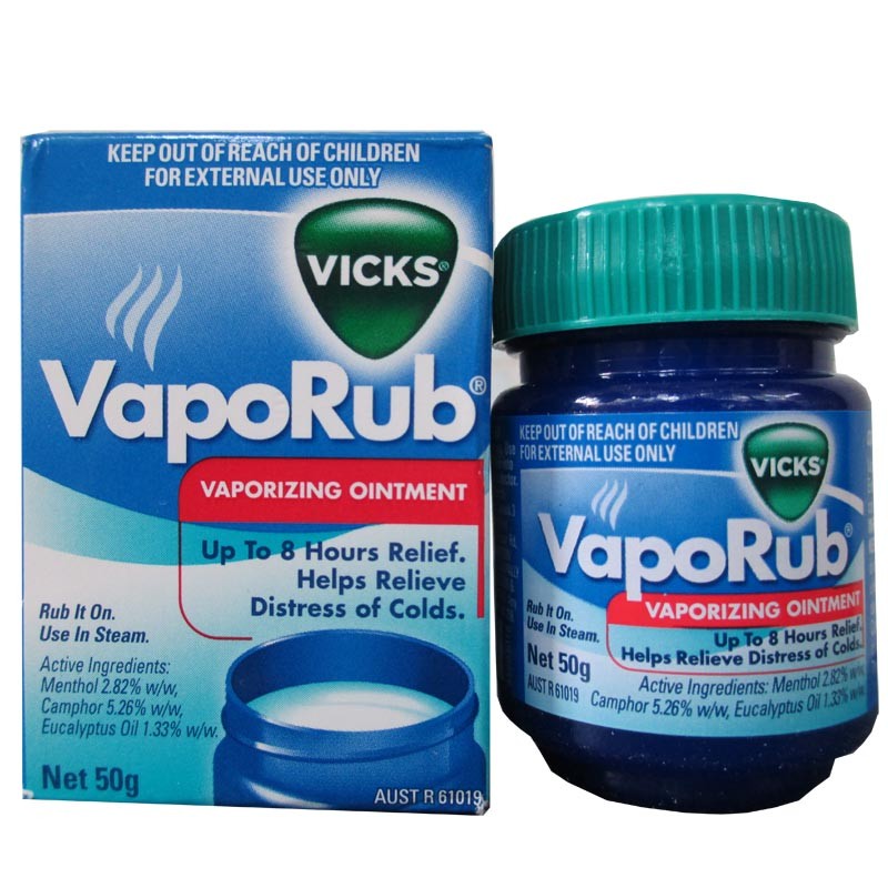 Dầu bôi ấm ngực giảm ho, sổ mũi Vaporub