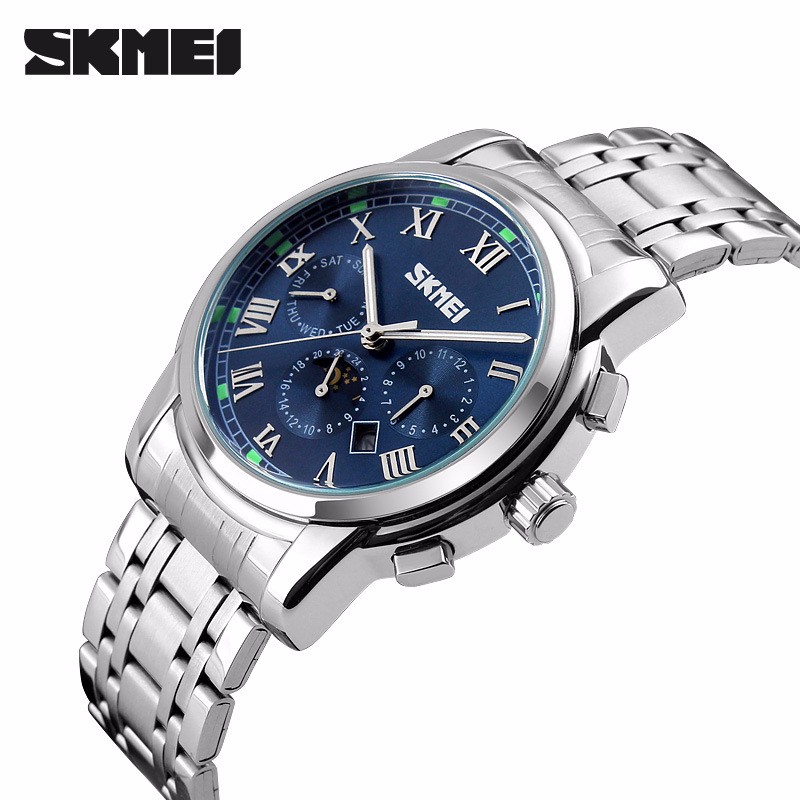 Đồng hồ nam skmei 9121 moon phrase