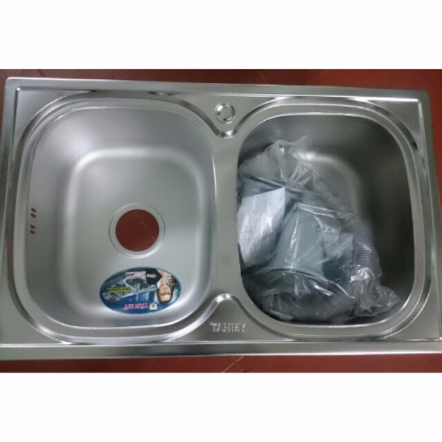 Chậu rửa bát , chén 2 hố tân mỹ tm38