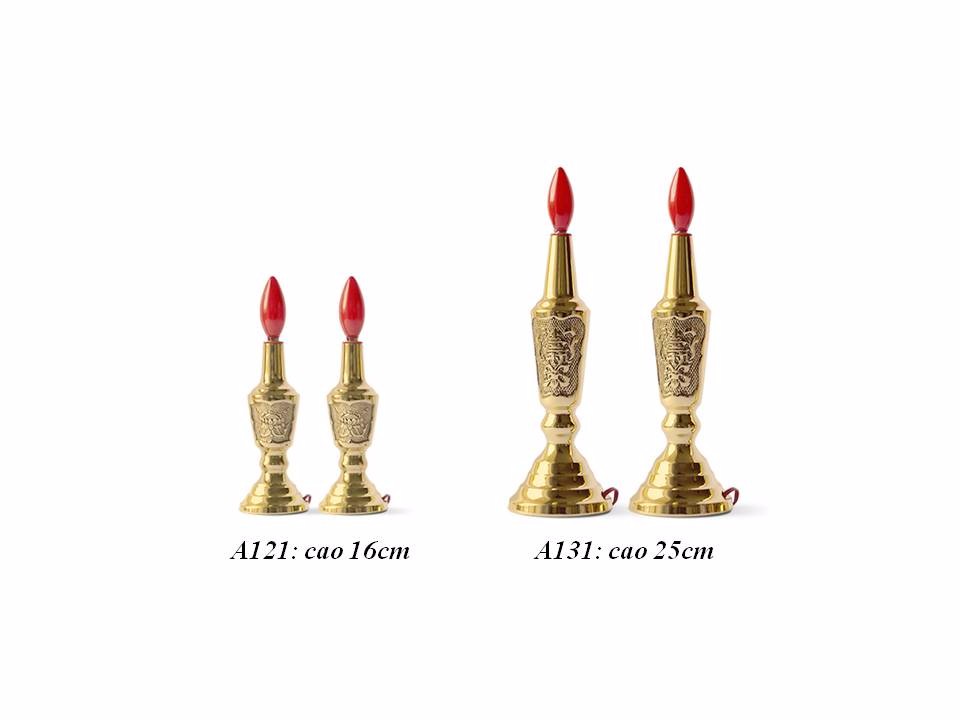 Đèn thờ cúng Trái Ớt lớn - cao 25cm x rộng 9cm [ĐƯỢC KIỂM HÀNG] 7481298 (Mã SP: 7481298)