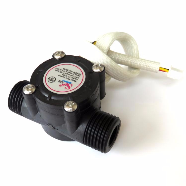 Cảm biến lưu lượng yf-s201 3.5-24vdc 1-30l-min cực chính xác