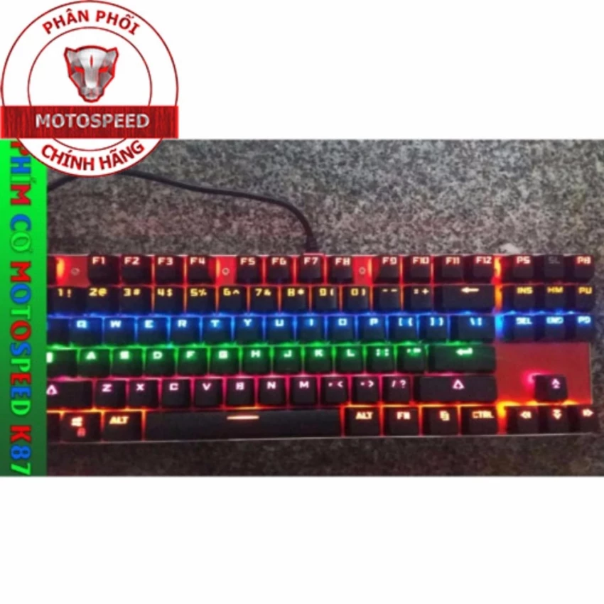 Bàn phím cơ gaming Motospeed K87 - Hãng phân phối chính thức