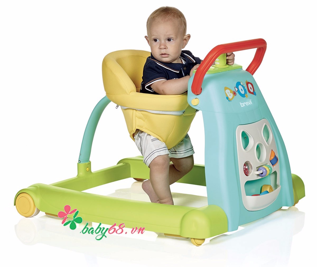 Xe tập đi đa năng brevi boo 4 in 1 bre550-345