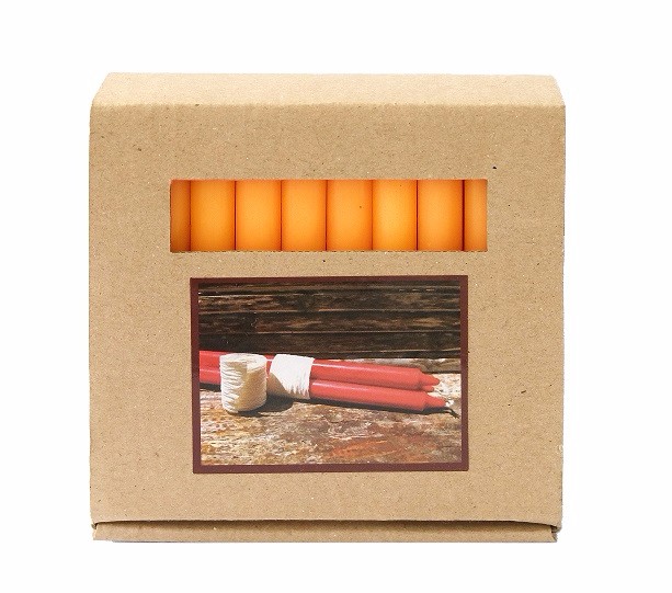 Hộp 30 cây nến tapper quang minh candle nqm3049 cam