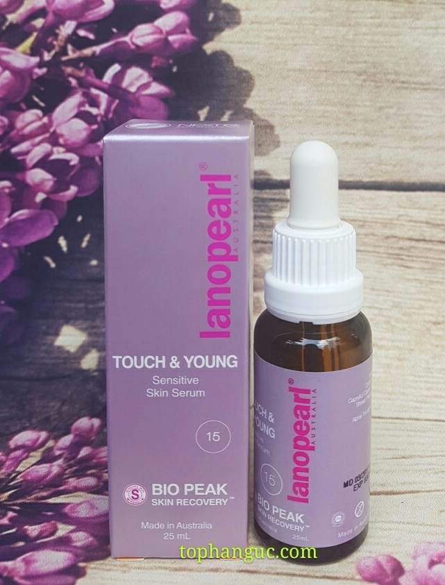 Tinh chất chống lão hóa cho da 18 - 30 tuổi Lanopearl Touch & Young Sensitive Skin Serum 25ml