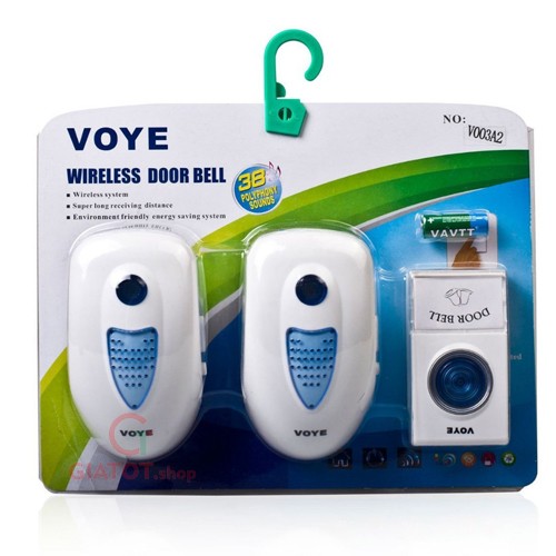 Chuông cửa đôi không dây voye v003a2