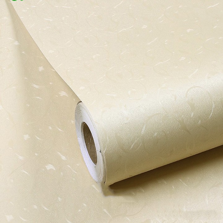 Cuộn 5m giấy dán tường họa tiết vàng 1 BinBin DTL39