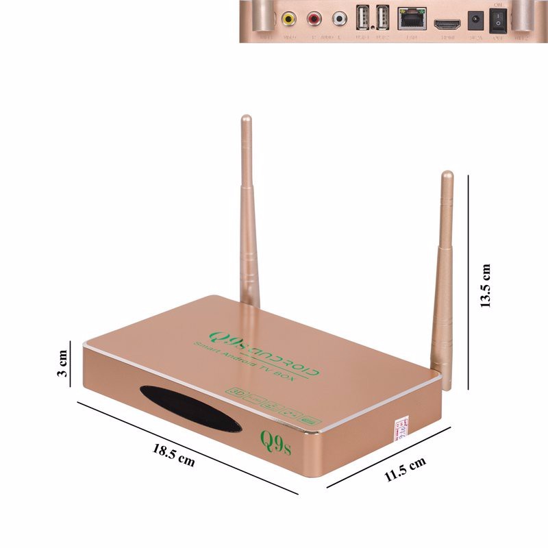 Android TV box Q9S (Mã SP: Android TV box Q9S)