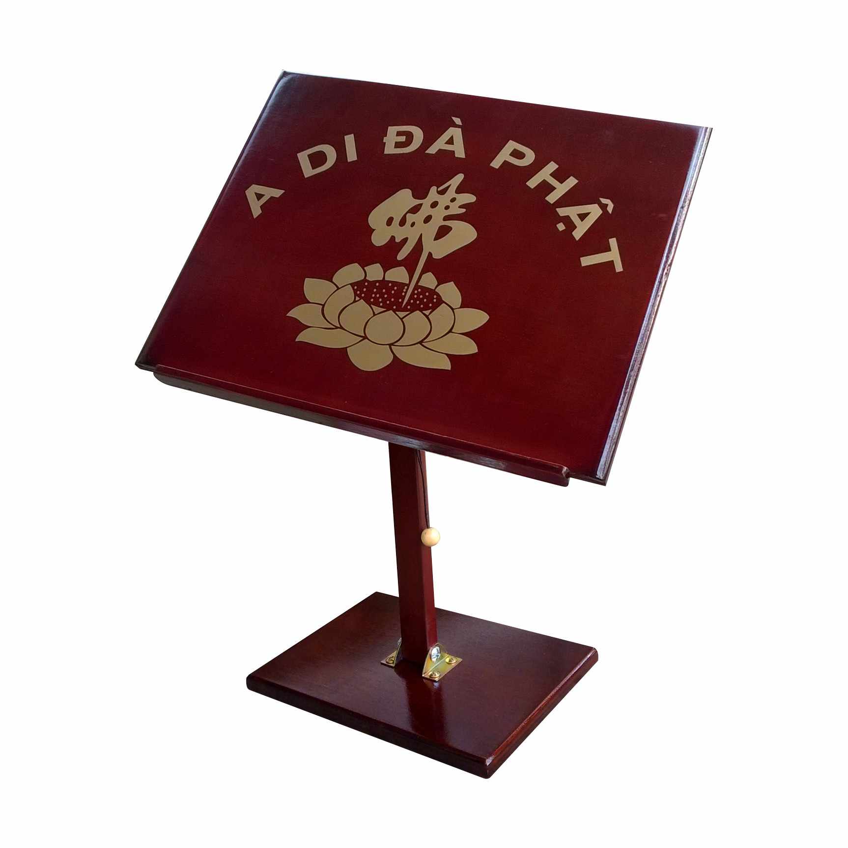 Kệ tụng kinh bằng gỗ - Bàn đọc sách có thể xếp gọn