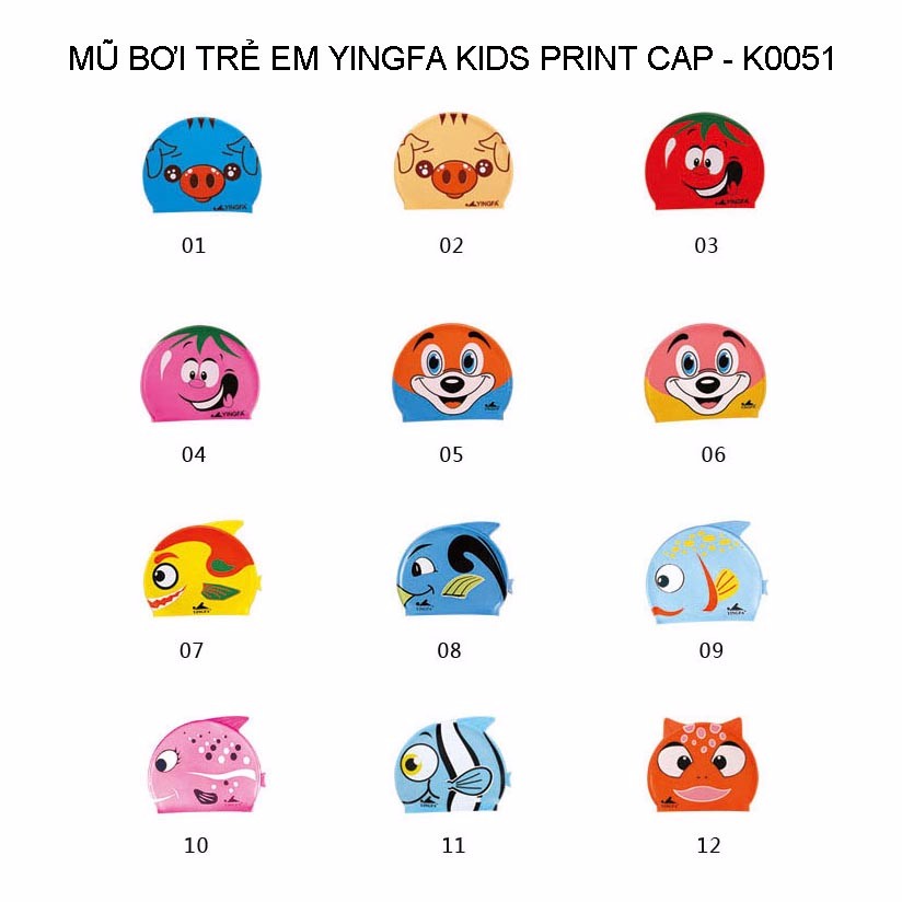 Mũ bơi trẻ em Yingfa K0051