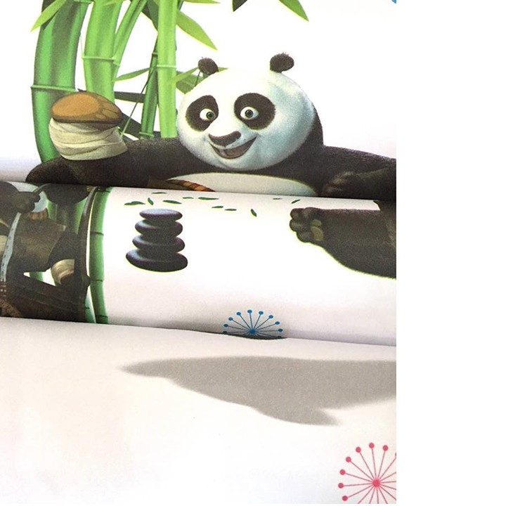 Combo 5m giấy dán tường gấu Panda BinBin DTL53