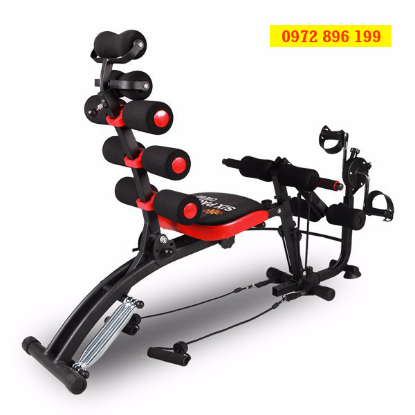 Máy tập cơ bụng New Six Pack Care 2020 có đạp chân