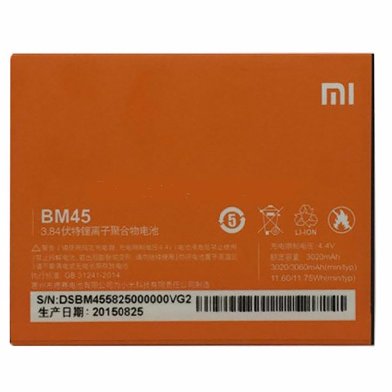 Pin bm45 - pin điện thoại xiaomi redmi note 2
