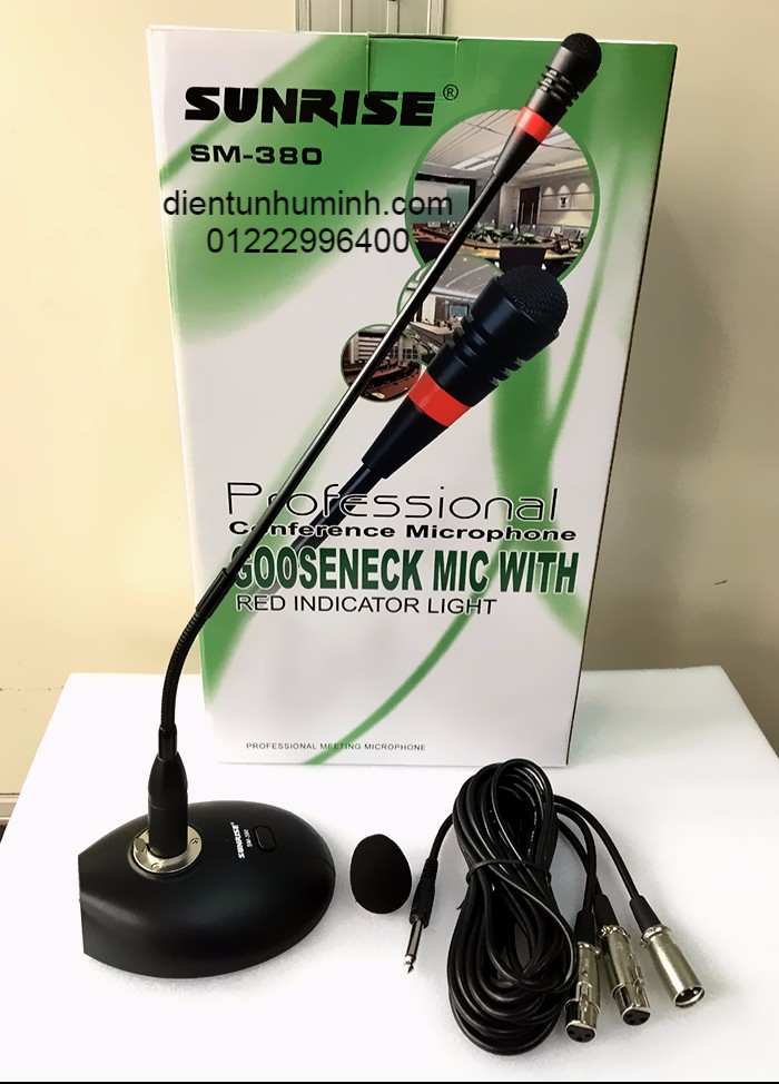 Micro hội nghị - mic phòng họp - tọa đàm sunrise sm - 380