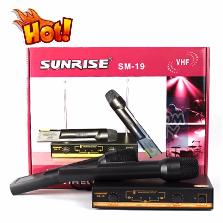 Micro karaoke không dây Sunrise SM-19