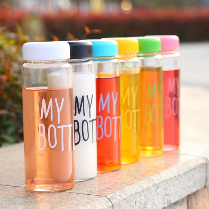 2 bình nước thủy tinh my bottle 500ml