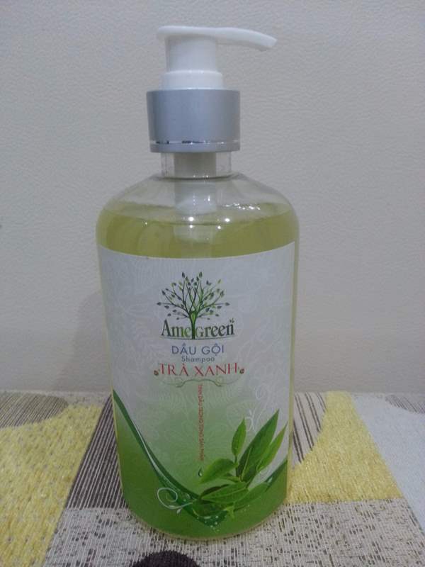 Dầu gội tinh dầu trà xanh Ame Green 250ml