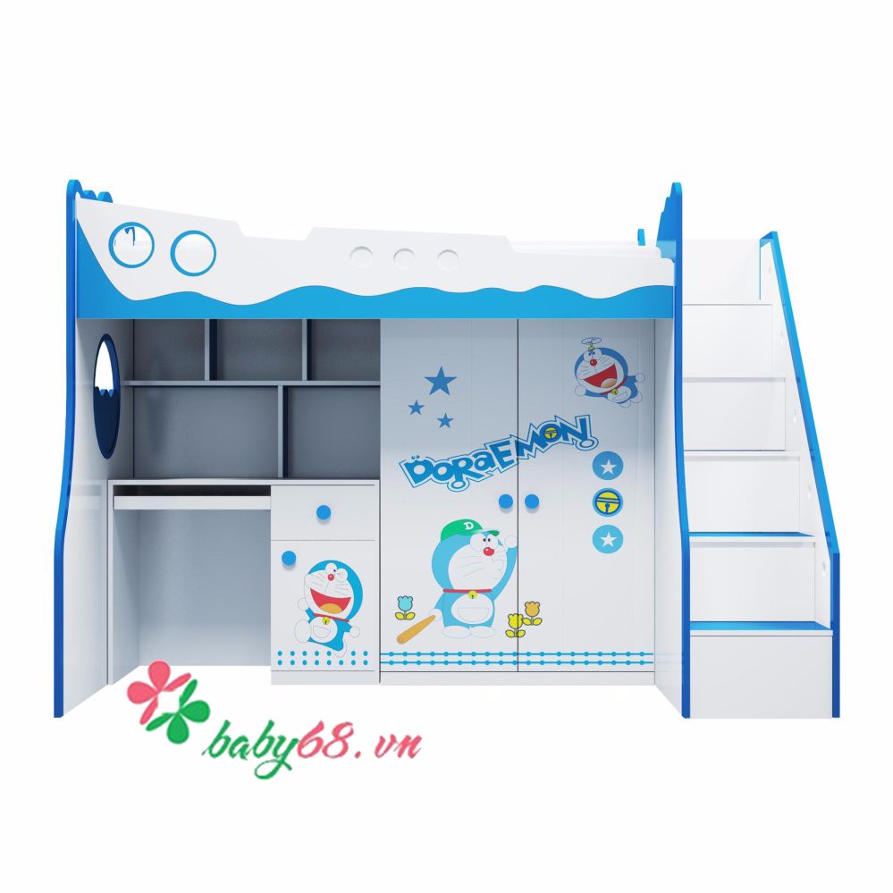 Giường tầng 3 trong 1 doremon gt12