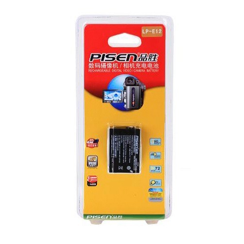 Pin máy ảnh pisen lp-e12