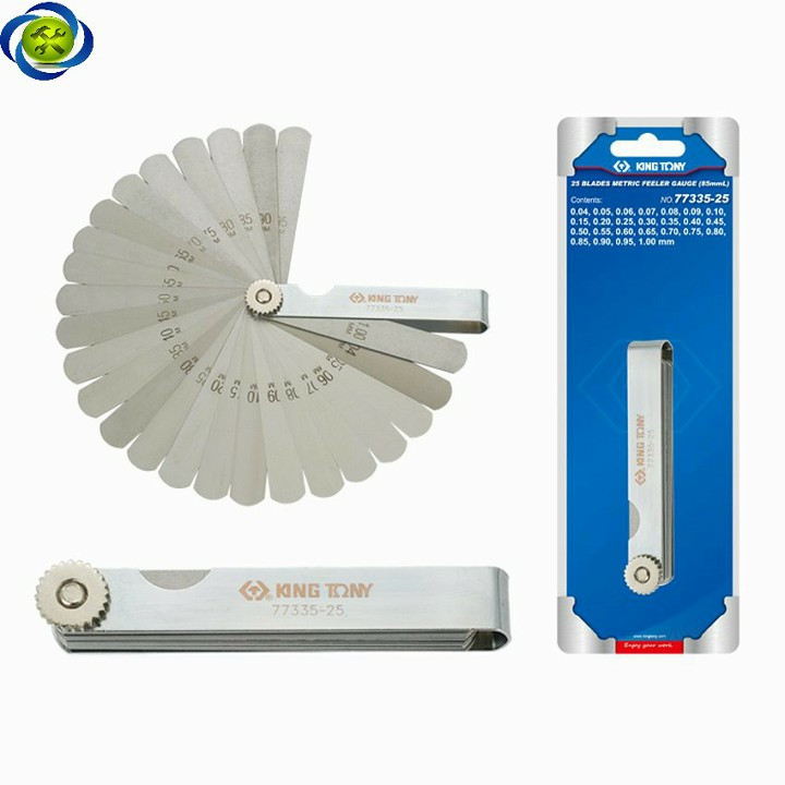 Thước lá đo khe kingtony 77335-25 0.04-1.0mm 25lá