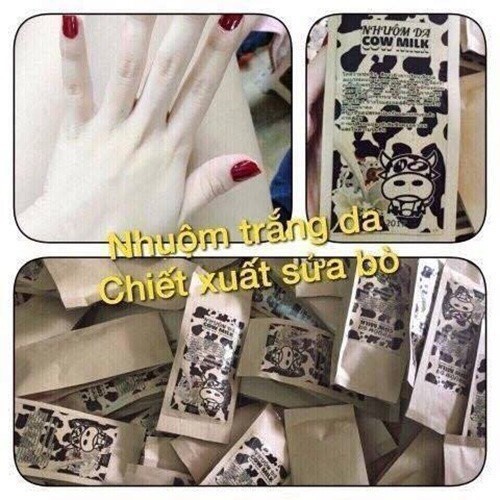 Nhuộm da Cow Milk