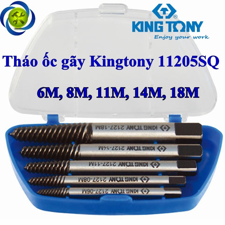 Tháo ốc gãy kingtony 11205sq 5 cây