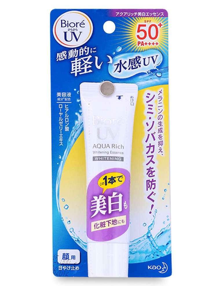 Kem chống nắng dưỡng trắng Biore Aqua Rich Whitening 33g