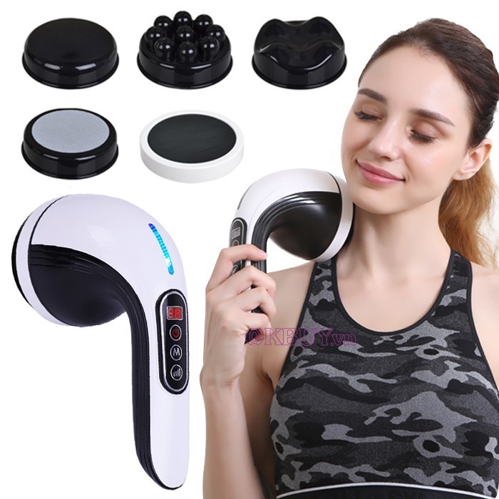 Máy massage cầm tay 4 đầu Puli PL-607AC4