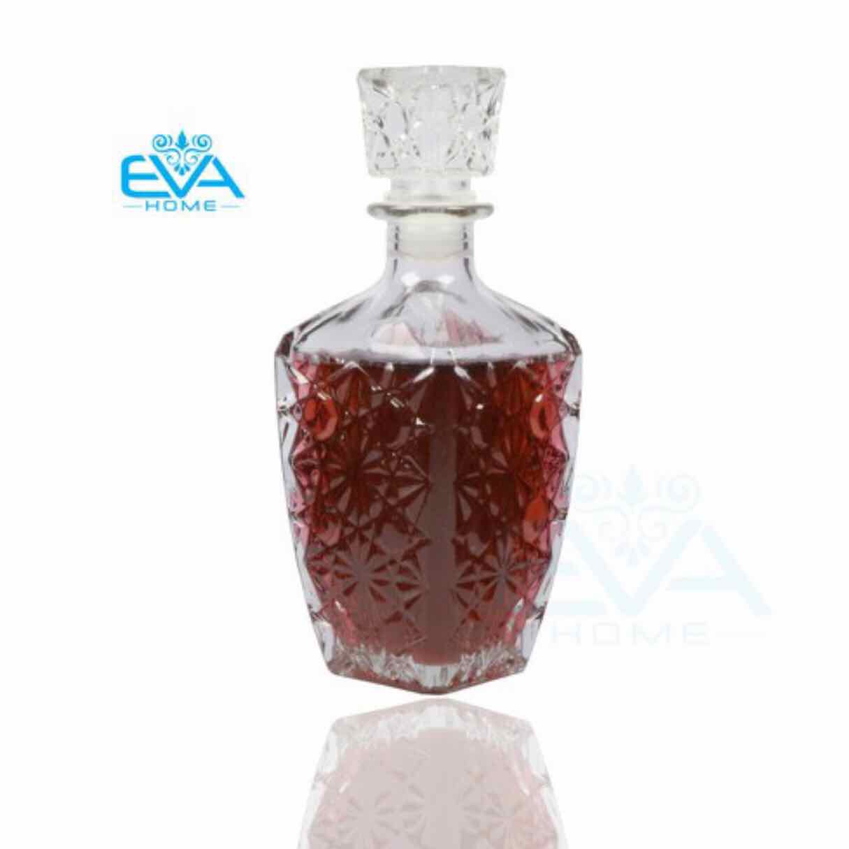 Bình đựng rươu ngâm sâm thuỷ tinh 750ml - br01