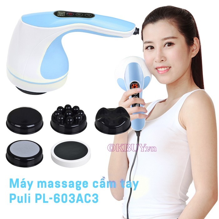 Máy massage toàn thân cầm tay 8 đầu puli pl-603ac3 - chính hãng