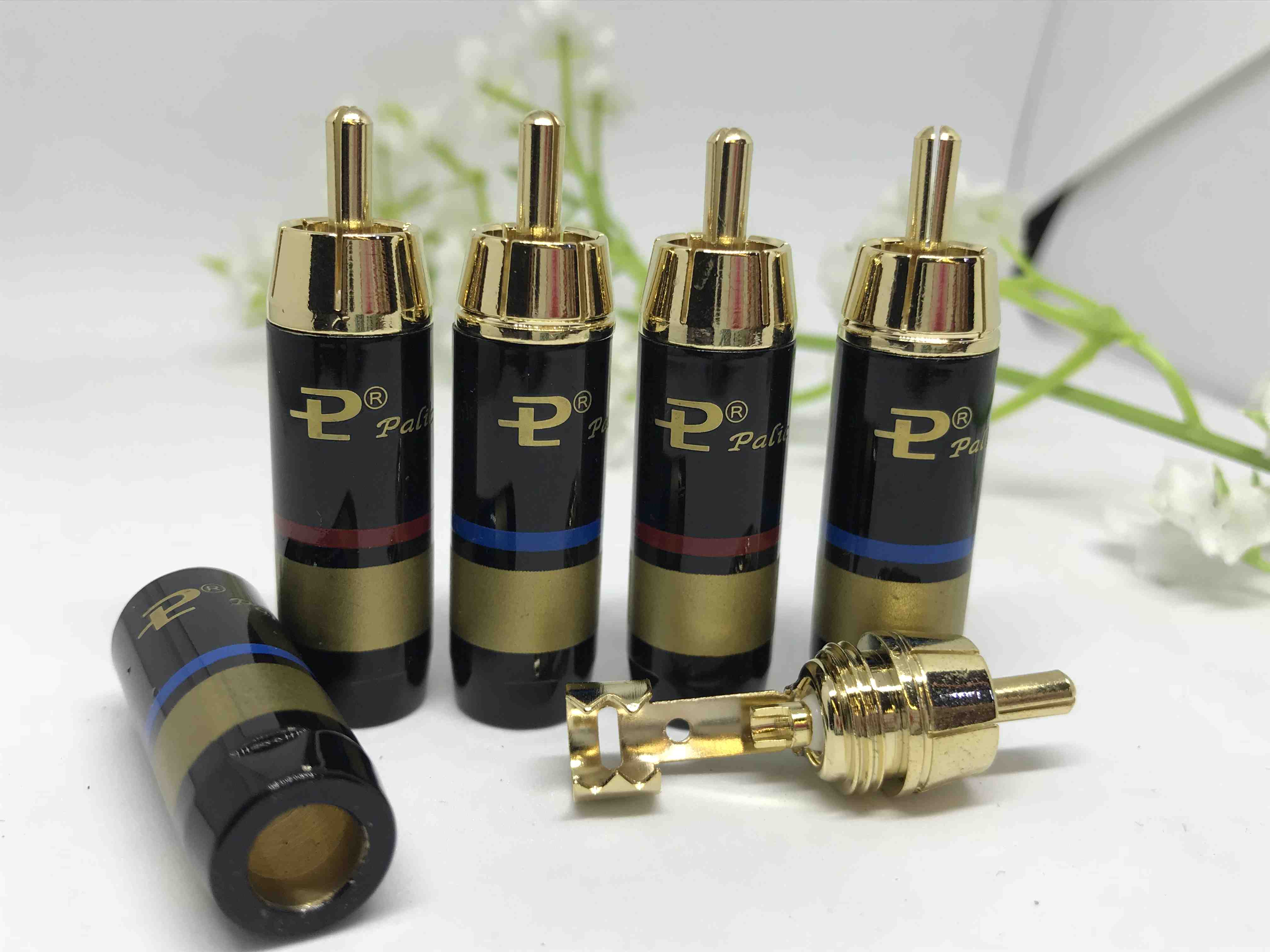 Jack tín hiệu av hoa sen hàn Palic chuẩn giá 1 chiếc