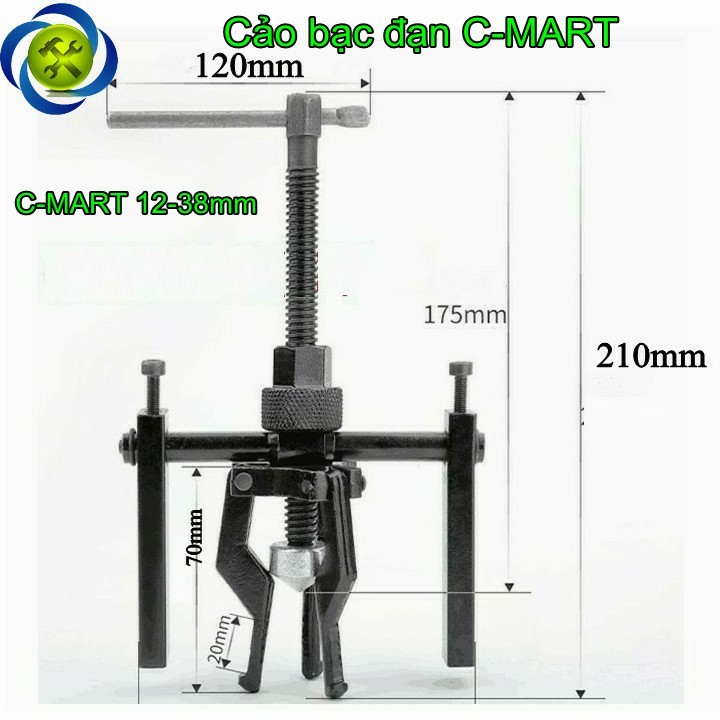 Cảo bạc đạn trong c-mart b0047 12-38mm