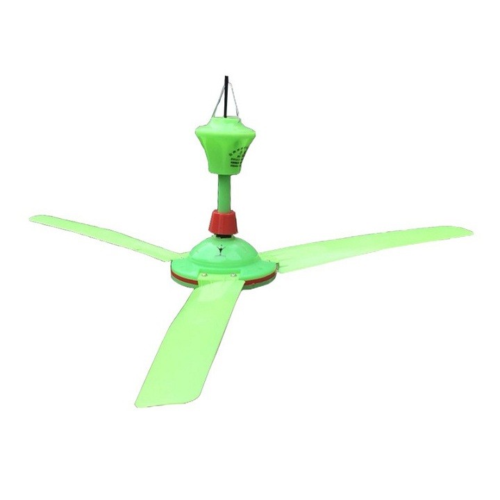 Quạt Trần Mini 3 Cánh Xanh (Mã SP: quạt trần mini tiện dụng)