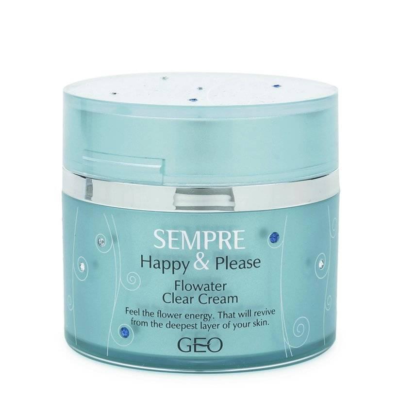 Kem dưỡng da trị mụn Geo Sempre Happy & Please Flowater Clear Cream 50g