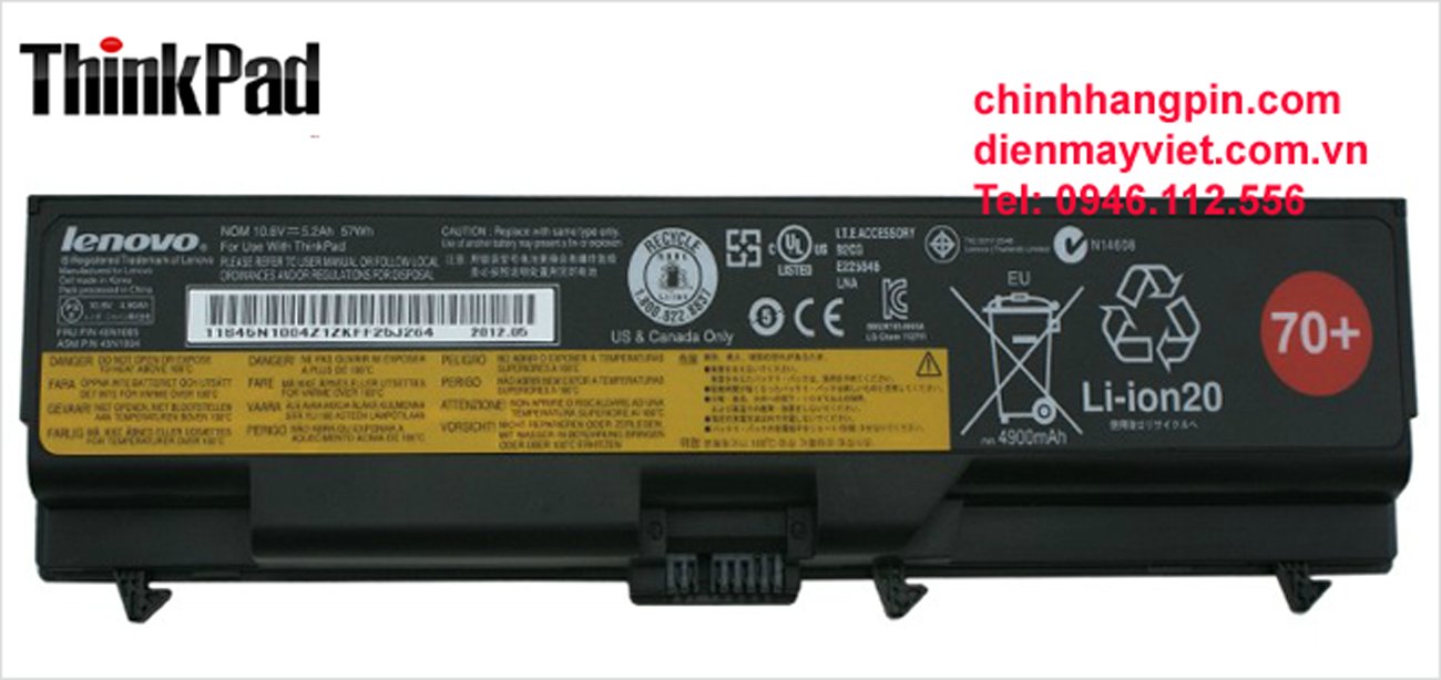 Pin laptop Lenovo 0A36302