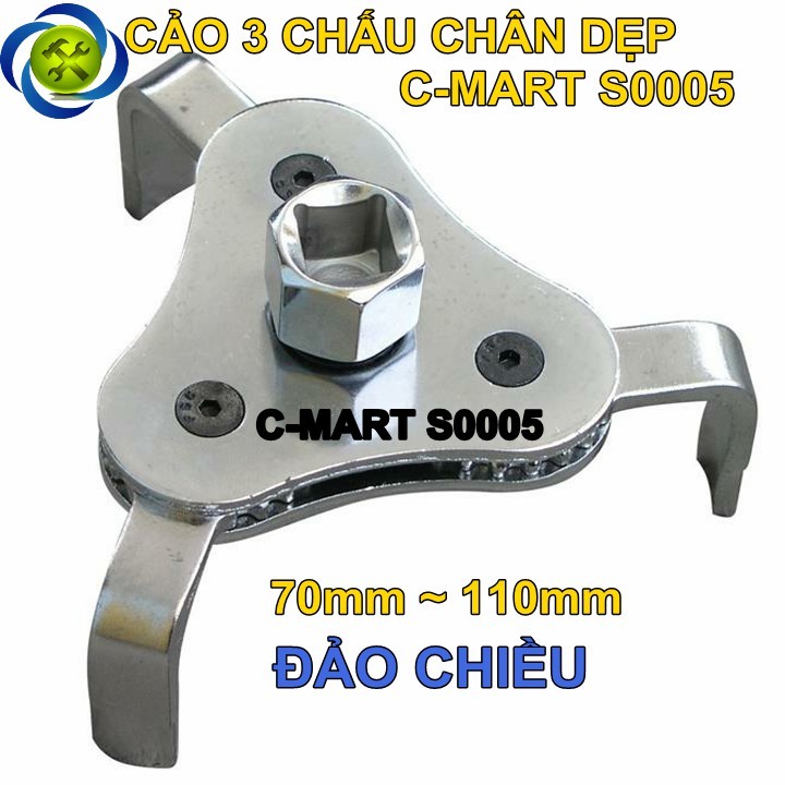 Cảo lọc dầu 3 chấu chân dẹp c-mart s0005