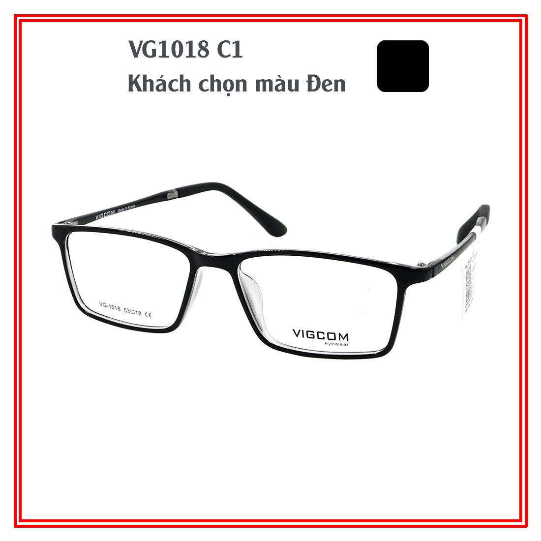 Gọng kính vigcom vg1018