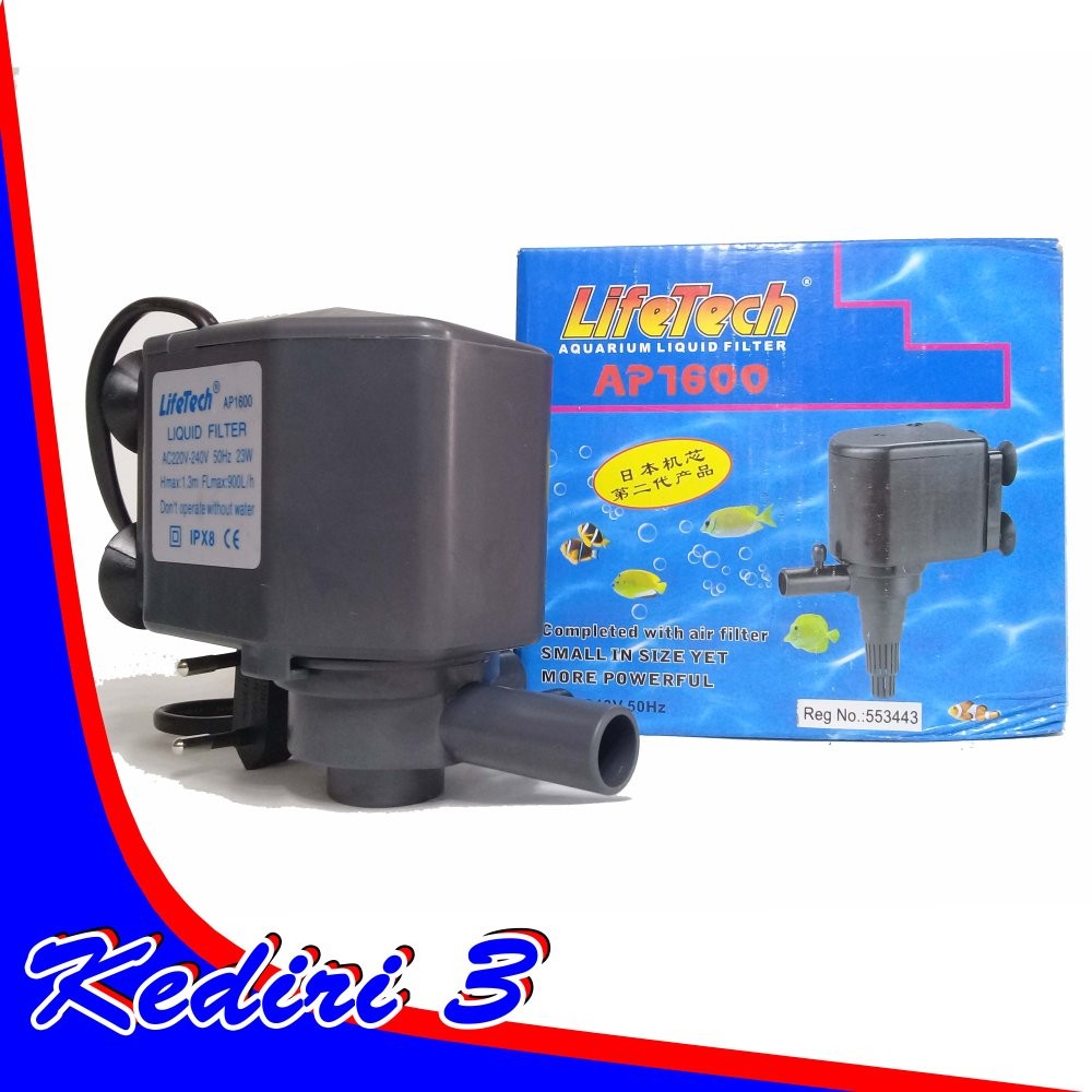 Máy bơm hồ cá lifetech ap 1600