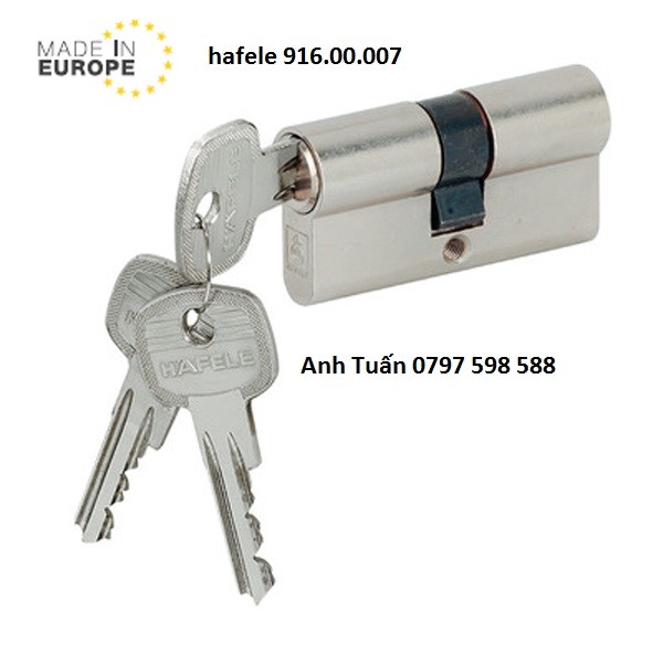 Ruột khóa Hafele 916.96.007