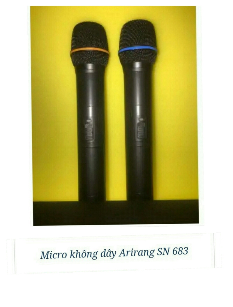Micro không dây arirang sn 683