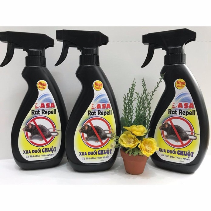 Combo 2 chai xịt xua đuổi chuột ASA Rat Repell 350ml