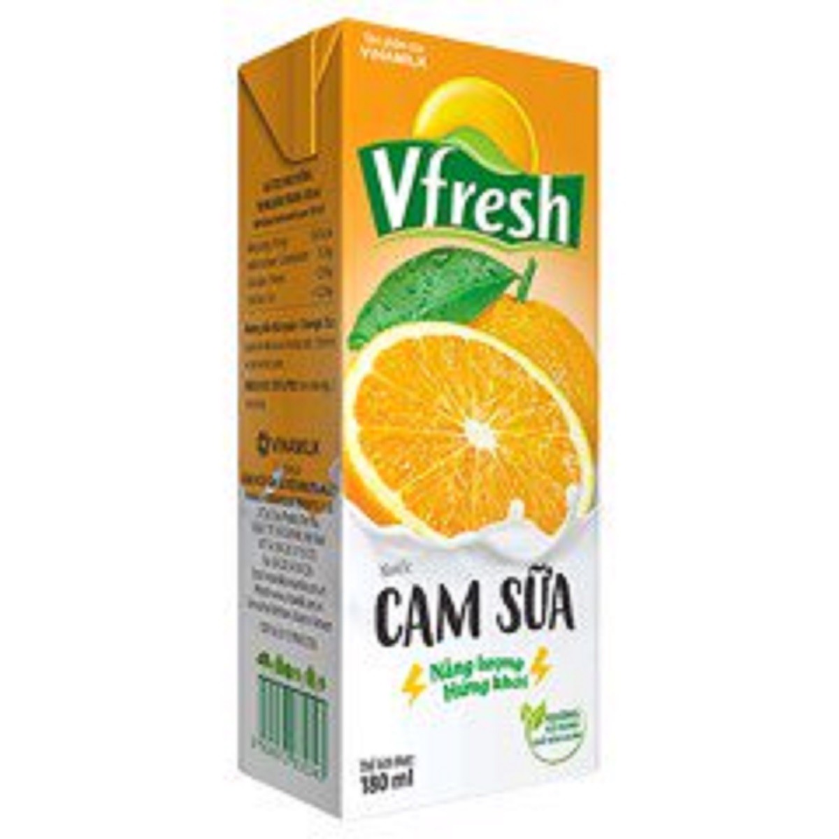 Thùng 48 hộp nước cam sữa Vfresh 180ml