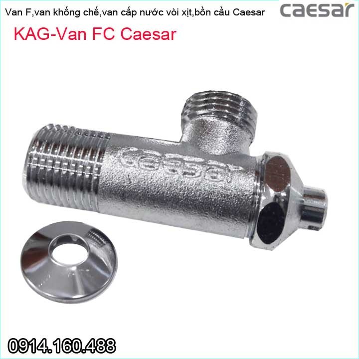Van F giảm áp lực Ceasar KAG-BF403, van khống chế giảm áp vít vặn điều chính nước tốt sử dụng ổn định