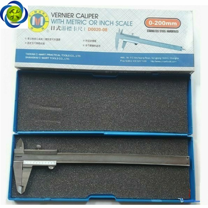 Thước kẹp cơ c-mart d0020-08 200mm