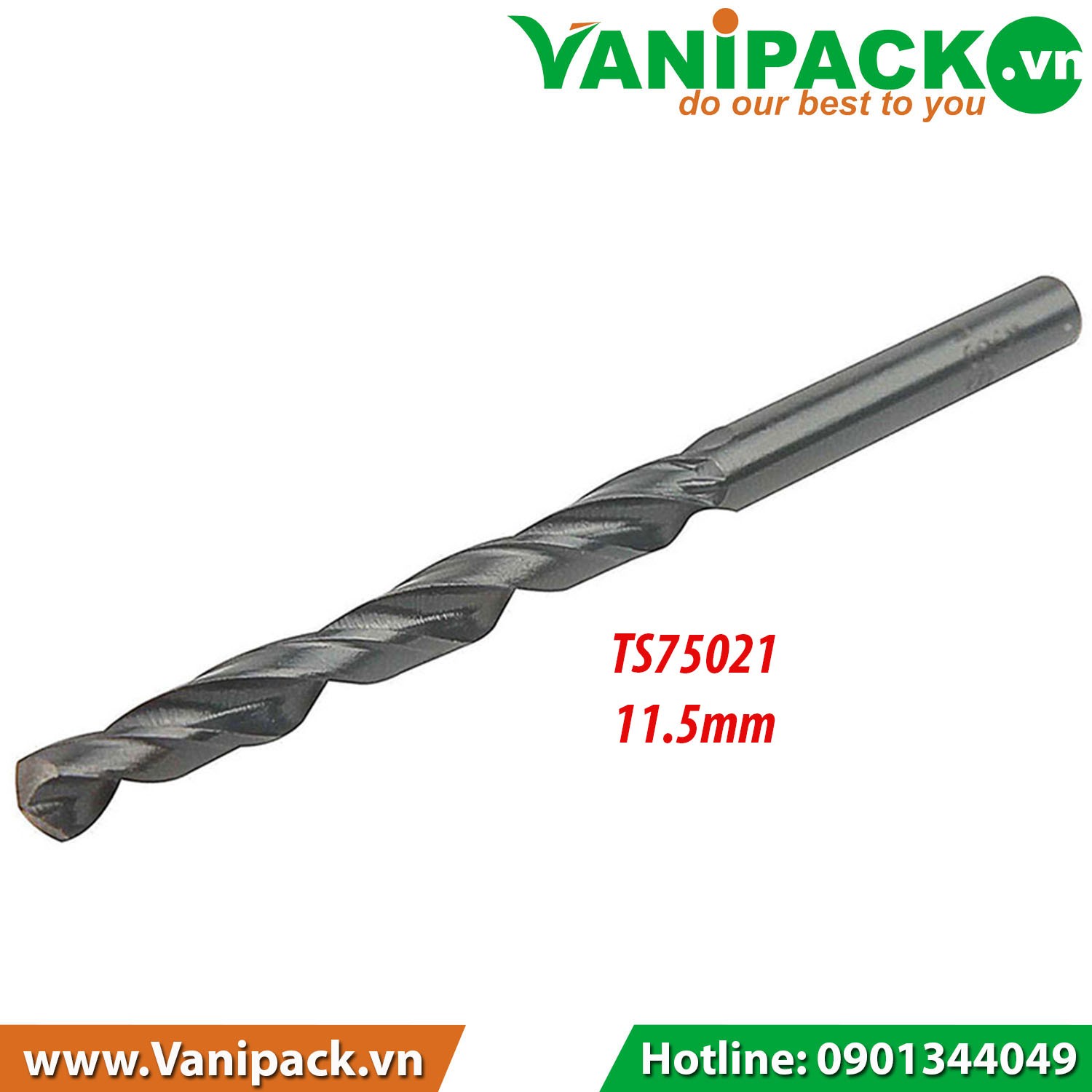 MŨI KHOAN SẮT TOLSEN 75021 HSS 11.5mm