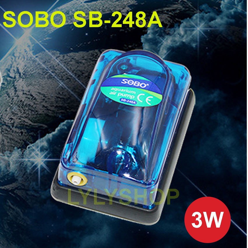Máy sục khí bể cá mini vipsun vs 248a 3w , 3.5l phút loại tốt, siêu êm.