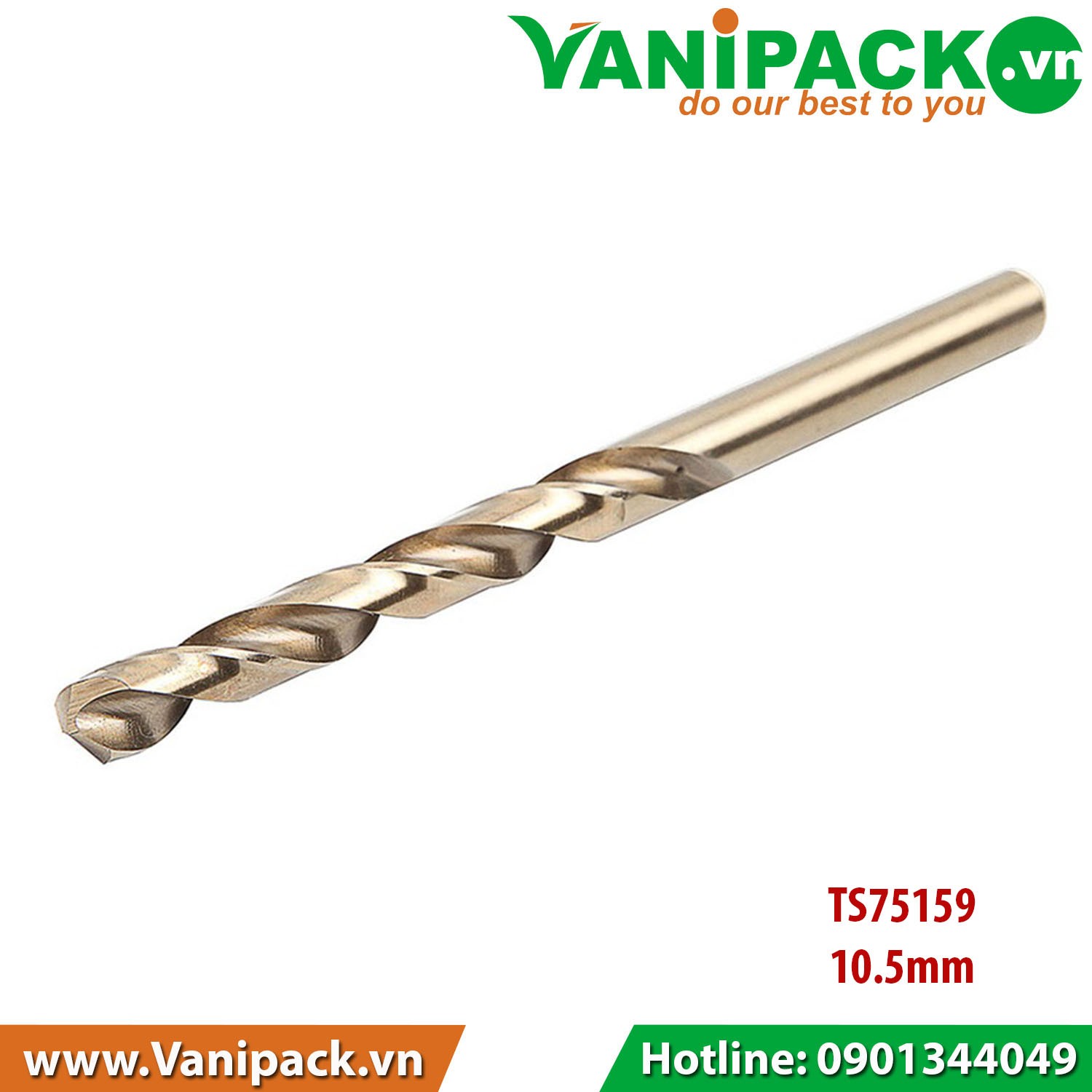 Mũi khoan sắt Tolsen 75159 10,5 x 133 mm