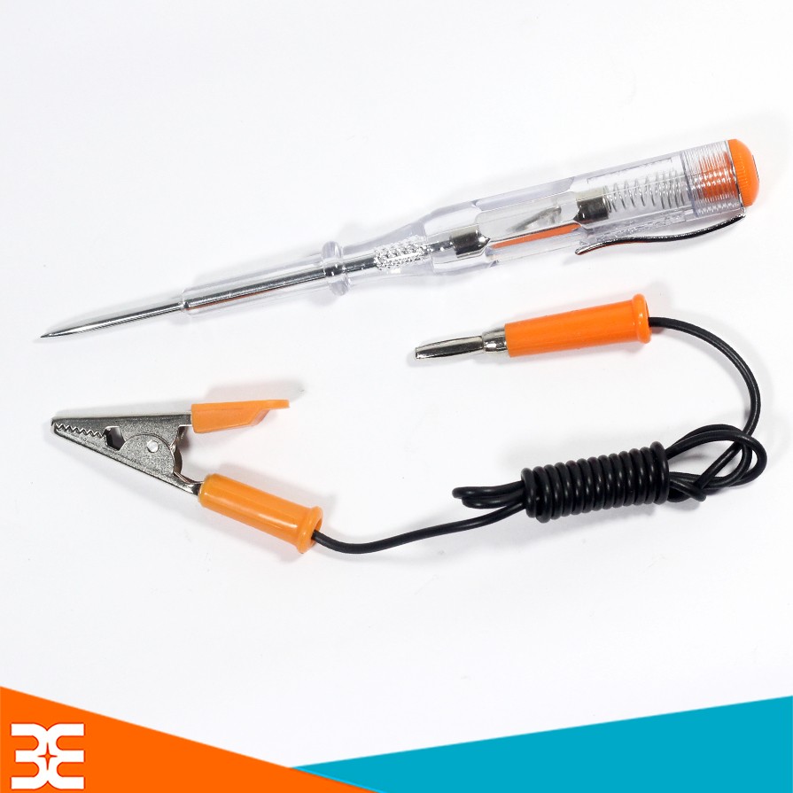 Bút thử điện asaki 6-12-24 vdc - kèm dây kẹp