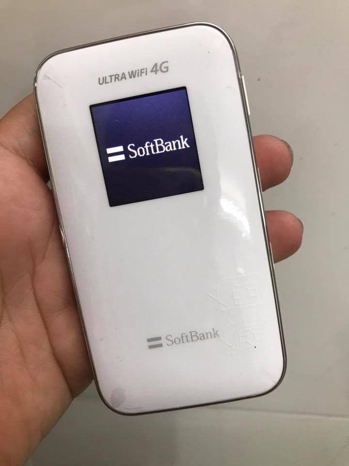 Bộ phát wifi 3g ultra wifi softbank 102z lcd nội địa nhật