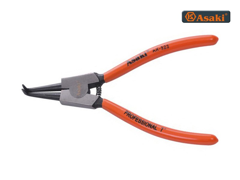 Kìm mở phe cong asaki ak-8338